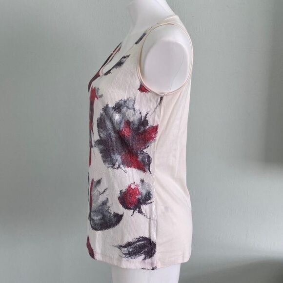 Dana Buchman Sleeveless Sequined Top Small - Picture 3 of 7
